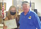 Abigail Miera awarded the Masonic Lodge Scholarship