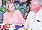 Photos by Roxanne Thompson/The Groesbeck Journal Murray and Brandy Agnew share a quiet moment at Saturday’s gala fundraiser put on by the Mexia State Supported Living Center Volunteer Council. The proceeds go to benefit residents of the MSSLC. Article Image Alt Text