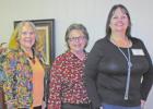 Hostesses for the meeting (l-r) Janice Levi, Mary Belle Leach and Kerrie Cobb. Study Club hears from Forbie’s Farm Micro Dairy Raw Milk