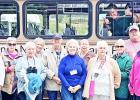 Pictured l-r are Ray Kent, Judy Wardle, Sherry Kent, Margaret McAfee, Mary Small, Gordon Small, Diana Bradley, Rose White, Sally Wilkerson, Sur Terry, Terry Hancock, Carolyn Hancock, Kim Hancock. Chris, the guide through the wilderness in Denali National A Great Tour of the 49th State