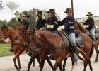 Horseback riders with the U.S. Army 1st Cavalry Division, Horse Department, of Fort Hood, cut dashing figures in the parade in downtown Groesbeck, held Saturday, May 29, as part of the city’s 150th anniversary celebration. More photos to be published in Groesbeck Heritage Festival was a great event overall