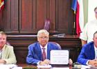 Limestone County Historical Commission members accept a Distinguished Service Award at the Limestone County Commissioners Court meeting on Tuesday, June 13, continuing their yearly trend of excellent work. Commissioners increase Deputy base pay