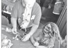 Thornton has lunch with Santa