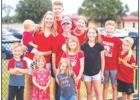 BELOW: Members of the Bomar extended family were on hand for the Sept. 2 away game against McGregor. Dr. Bonnie Bomar referred to them as the Jackson 10. Groesbeck shuts down McGregor, 28-14