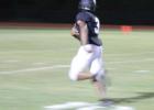 RIGHT: Ke’Terris Adams is all alone on a touchdown run after zooming through the Parkview Christian defense. Coolidge cruises to Homecoming victory