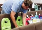 Local children blessed with school supplies before the start of school