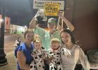First place winner: The Dalmatians - Baylenand Kodi Morton. First place winner: The Dalmatians - Baylenand Kodi Morton.