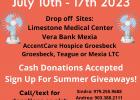 A group of local agencies have sponsored an annual fan drive to help beat the heat from Monday, July 10 through Monday, July 17.