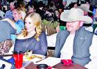 Mica and Jason Trojacek, of Groesbeck, enjoy dinner and the auction at the Ducks Unlimited Banquet on Saturday, Feb. 3, at Mexia’s Cowboy Club. The annual fundraiser provides the money needed to protect duck habitat. Photos by Roxanne Thompson/The Groesbeck Journal