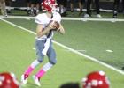 Quarterback Ty Hale sets up in the pocket as he scans the field for an open Groesbeck receiver during last Friday night’s district game with the Malakoff Tigers. Photo by Melissa Smith/Special to The Groesbeck Journal