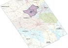 This Heart of Texas Council of Governments map of Limestone County’s 12 fire departments indicates the area covered by Lake Mexia Volunteer Fire Department. Photo by Roxanne Thompson/The Mexia News