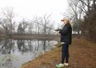 Abbott resident Bailey Brightup waits for a fish to bite during the Fort Parker State Park Kid Fish event at Lake Springfield on Jan. 28. 