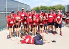 Varsity Tennis team members (in no particular order) are McKenzie Carroll, Hannah DeFriend, Lindsey Flusche, McKenzee Lowther, Andrea Smith, Ivy Tharp, Kasey Vest, Leanna Walpole, Josie Wells, Cason Killingsworth, Shane Kirk, Riley Malloy, Colby McWhorter, Trevor Menzel, Hayden Mills, James Nicholson, head coach Harold Lowe and assistant coach Kylie Glass Photo by Kirk Hazlip/Special to the Journal