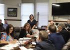 The Honorable Judge Sherri LeNoir, Justice of the Peace Precinct 3, announces her retirement and speaks on her 25 years of service to the county. Article Image Alt Text
