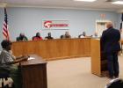 City Administrator Chris Henson addresses the Groesbeck City Council on Tuesday, June 18, breaking down a few necessary infrastructure endeavors that the city will need to pursue in the near future. Article Image Alt Text