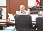 Precinct 4 Commissioner Bobby Forrest makes the motion to adopt the proposed tax rate of $0.565/$100 valuation, which is unanimously approved after a public hearing that yielded no citizen response on Tuesday, Sept. 17. Article Image Alt Text