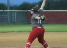Groesbeck Lady Goat pitcher Kennedy Cox winds up for a pitch during the team’s district game against Clifton last Friday night at home. Photo by Mikayla Stanford/Special to The Groesbeck Journal