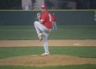 Andrez Luna pitches for Groesbeck against Fairfield in a District 20-3A game at Fairfield on Tuesday, March 26. Luna went the distance and earned the win as the Goats held off a Fairfield rally in the seventh inning to claim a 6-5 victory. Photo by Mitchell Pate/Groesbeck Journal Article Image Alt Text