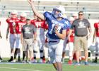 Former Groesbeck Goats quarterback got the starting nod at the Ninth Annual Heart of Texas FCA Victory Bowl for the Blue team. Waller saw action in both the first half and second half of the game. Photo by Stephen R. Farris/Journal Sports
