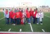 The Class of 1973 at the pregame ceremony Friday, Sept. 15, 2023. 